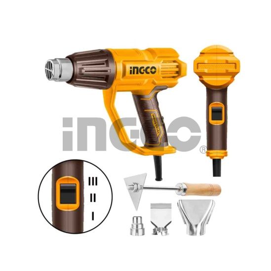 INGCO Фен технический INDUSTRIAL 2000Вт 50/450/550°C