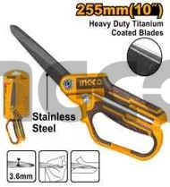 INGCO Ножницы усиленные с резиновой рукояткой 255мм