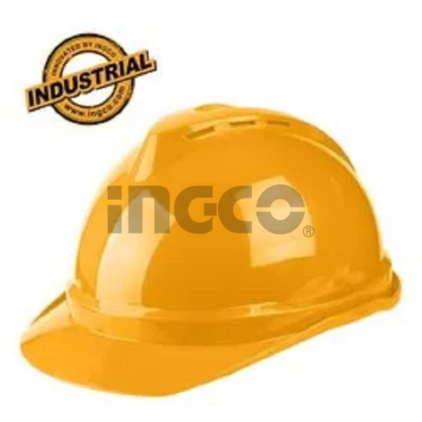 INGCO Каска строительная INDUSTRIAL желтая