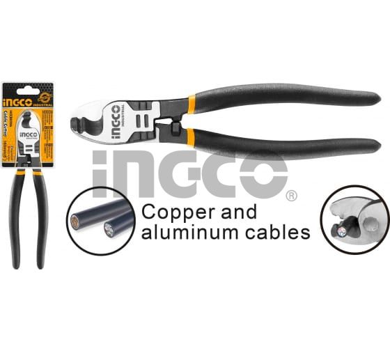 INGCO Кабелерез INDUSTRIAL 160мм 6"/ Рез кабеля медь, алюминий/ Макс. рез 9мм