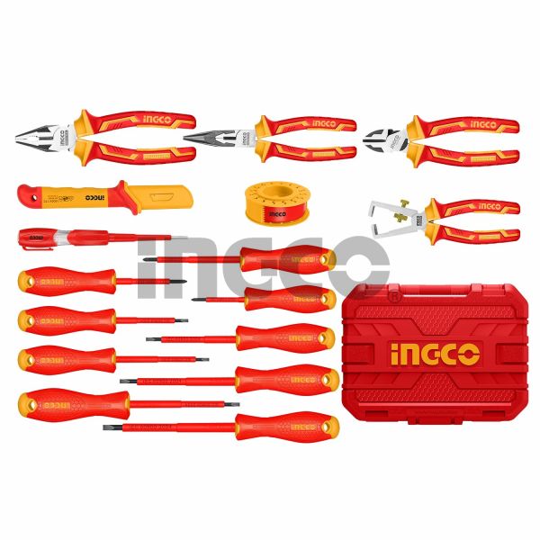 INGCO Набор диэлектрического инструмента INDUSTRIAL 16шт