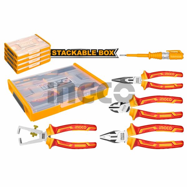 INGCO Набор диэлектрического инструмента INDUSTRIAL 5 шт