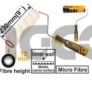 INGCO Валик малярный INDUSTRIAL 230 мм/ ворс 12 мм микроволокно