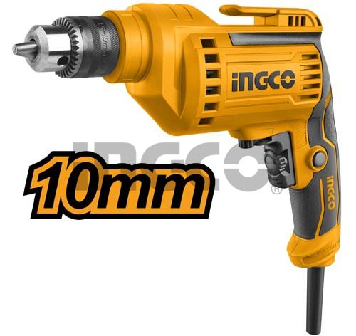 INGCO Дрель электрическая 500W Регулировка числа оборотов/ макс. Ø сверления 10мм