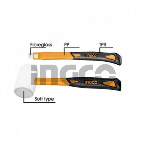 INGCO Киянка резиновая INDUSTRIAL 450гр./16oz