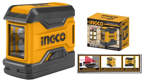 INGCO Нивелир лазерный 15м RED/ Количество лучей  2 шт/ Тип лазера 650 нм
