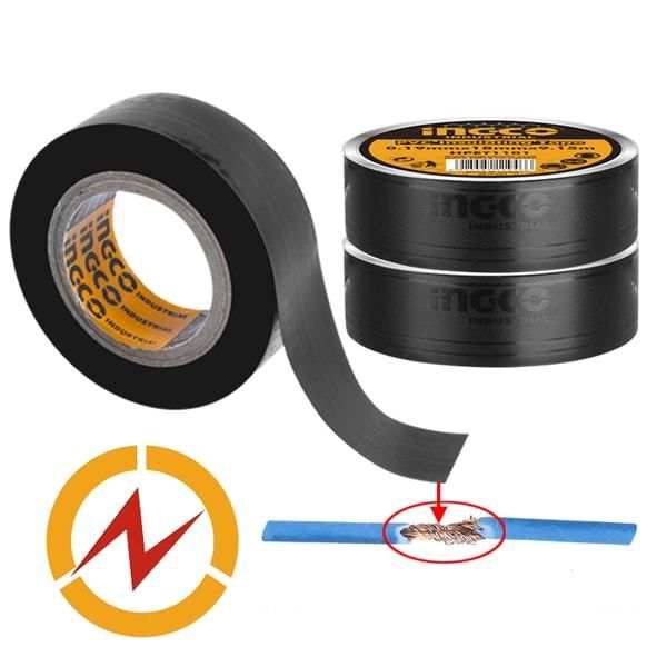 INGCO Лента электроизоляционная ПВХ INDUSTRIAL/ 18х915х0,19 мм