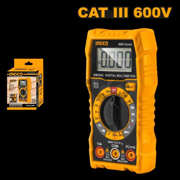 INGCO Мультиметр цифровой DM2002 SUPER SELEСT