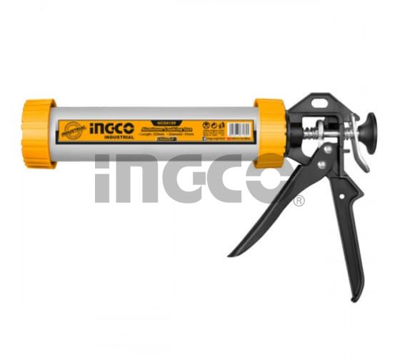INGCO Пистолет для герметика INDUSTRIAL закрытый 305 мм Ø51 мм