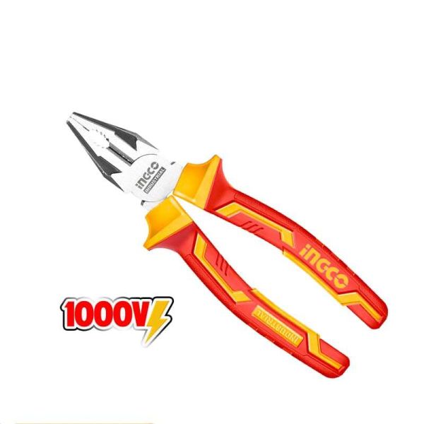INGCO Плоскогубцы комбинированные диэлектрические INDUSTRIAL 160мм 6"