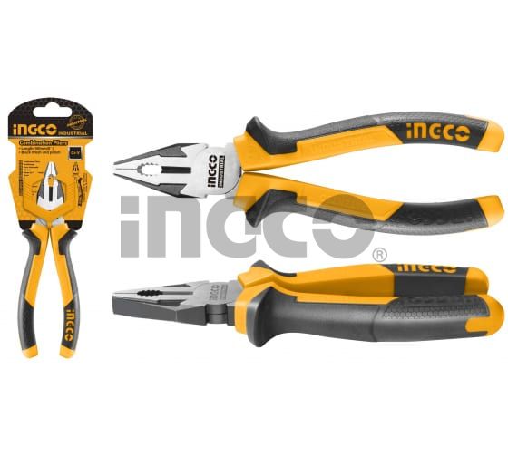 INGCO Плоскогубцы комбинированные INDUSTRIAL 180мм 7"