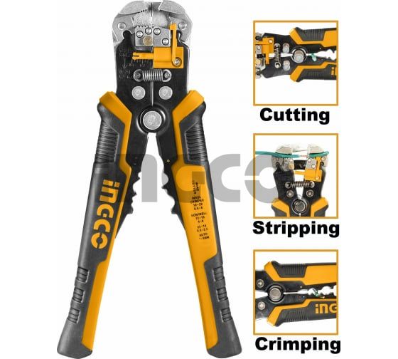 INGCO Стриппер автоматический многофункциональный INDUSTRIAL/ зачистка резка опрессовка 0.2~6м²