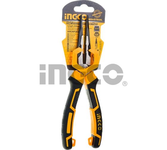 INGCO Тонкогубцы с увеличенным рычагом INDUSTRIAL 200мм 8"