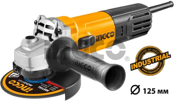 INGCO Машина углошлифовальная INDUSTRIAL Ø125 мм 900W