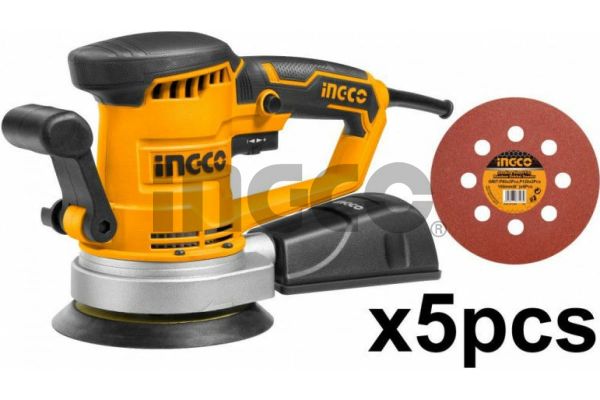 INGCO Машина эксцентриковая шлифовальная 450 Вт 150мм