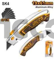 INGCO Нож строительный  INDUSTRIAL/в комплекте 6 лезвий SK4