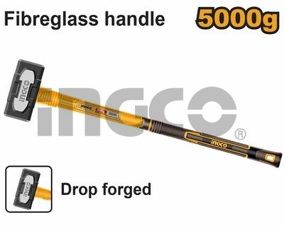 INGCO Кувалда с фибергласовой ручкой 5 кг. Super INGCO