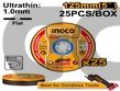 INGCO Набор ультратонких отрезных дисков по металлу 25 шт. 125х1,0х22,2 мм