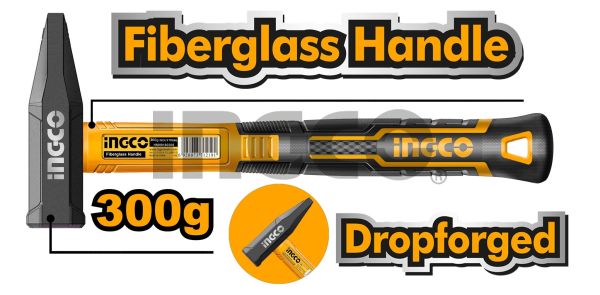 INGCO Молоток слесарный INDUSTRIAL 300 гр.