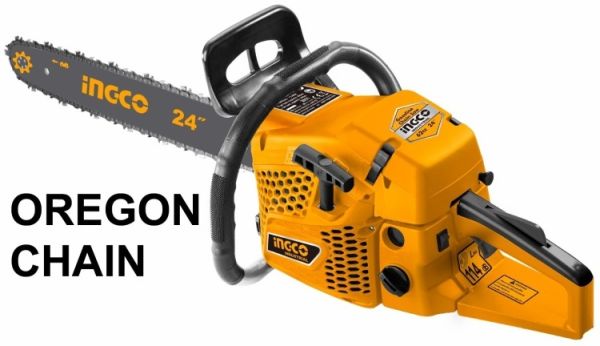 INGCO Пила бензиновая цепная 2,4 кВт 24" 2-тактный двигатель