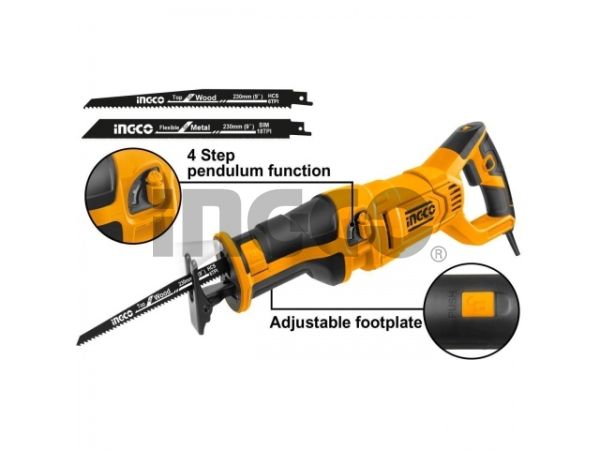 INGCO Пила сабельная INDUSTRIAL 1200 Вт