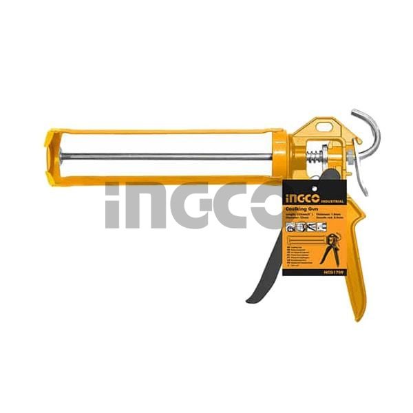 INGCO Пистолет для герметика открытый 235 мм Ø 55 мм