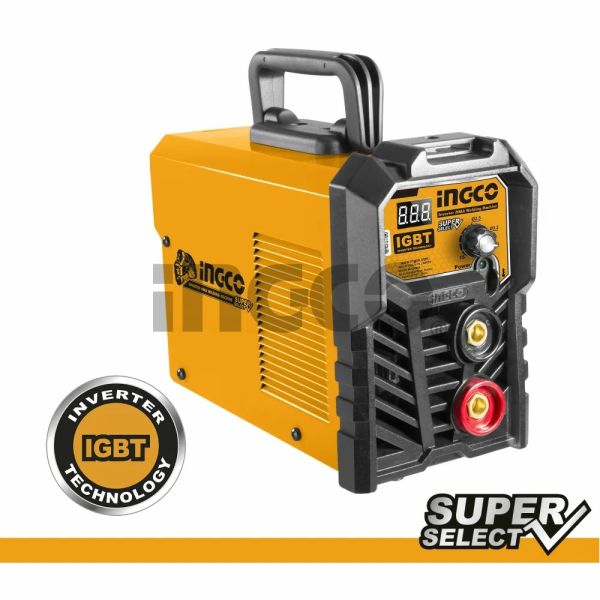 INGCO Аппарат сварочный инверторный MMA 160А IGBT/ Ø электрода 1,6-4мм/ LCD дисплей