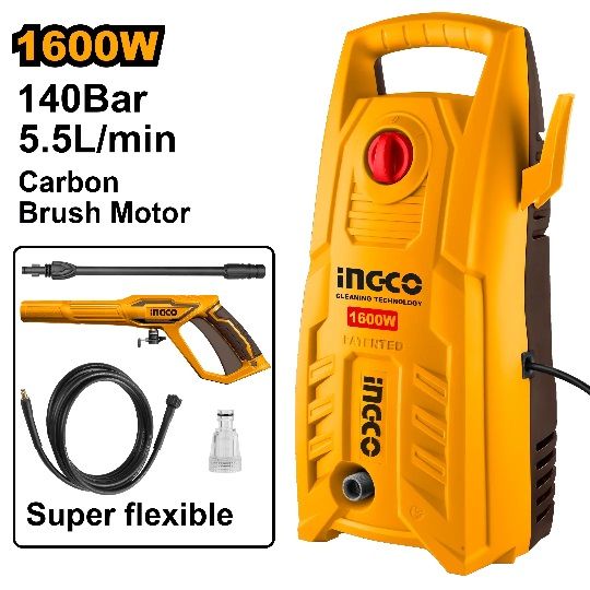 INGCO Мойка высокого давления INDUSTRIAL 1600 Вт