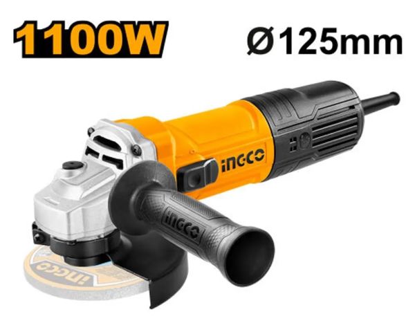 INGCO Машина углошлифовальная INDUSTRIAL Ø125мм 1100W
