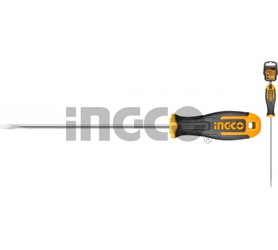INGCO Отвёртка шлицевая 8,0х150 мм INDUSTRIAL