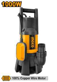 INGCO Насос погружной дренажный для грязной воды 1000 Вт