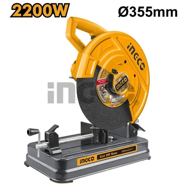 INGCO Пила отрезная по металлу 2200 Вт/ Диаметр диска: 355х25,4 мм