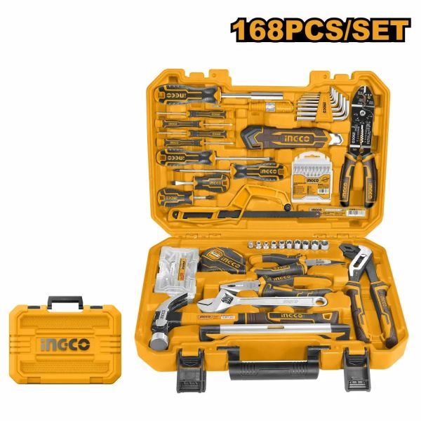 INGCO Набор ручных инструментов 168 шт