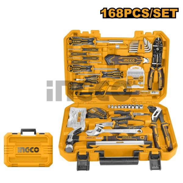INGCO Набор ручных инструментов 168 шт