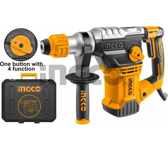 INGCO Перфоратор INDUSTRIAL 1500 Вт SDS-plus Сила удара: 5.5 Дж/ Ø сверления 13мм