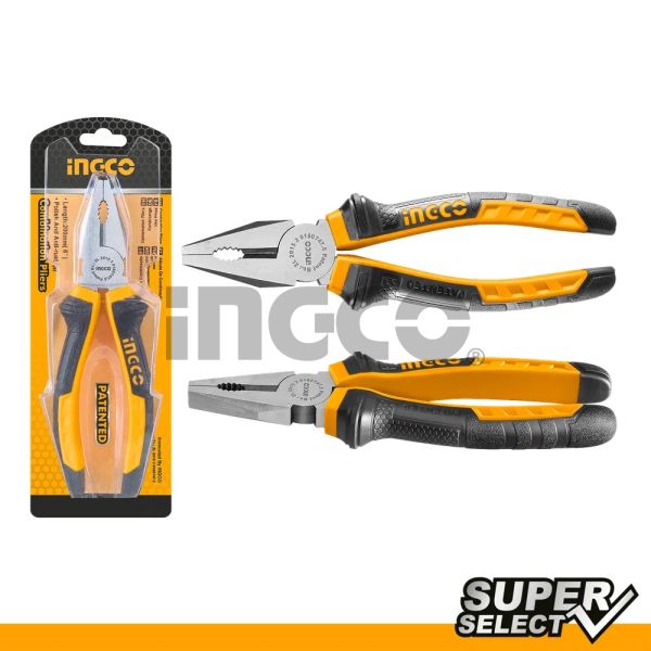 INGCO Плоскогубцы комбинированные 160мм 6"