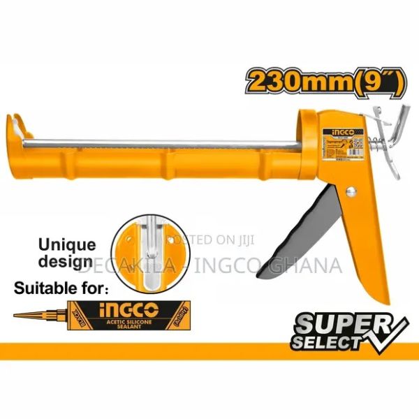 INGCO Пистолет для герметика открытый 230 мм Ø 51 мм