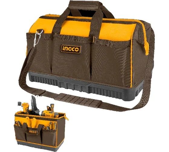 INGCO Сумка для инструментов INDUSTRIAL 16"/ max. нагрузка 20 кг/ 41х25х26 см