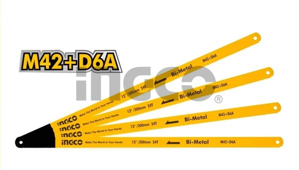 INGCO Полотно биметаллическое по металлу INDUSTRIAL 300 мм 5 шт