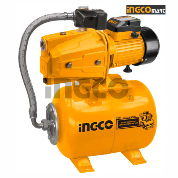 INGCO Насос автоматический самовсасывающий струйный 750 Вт 1,0 л.с.