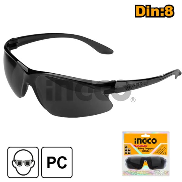 INGCO Очки защитные открытые 150х45 мм