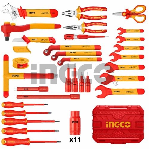 INGCO Набор диэлектрического инструмента INDUSTRIAL 41 шт