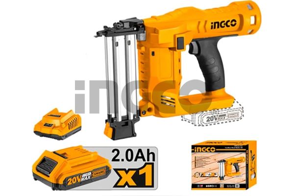 INGCO Гвоздезабиватель аккумуляторный INDUSTRIAL 20W Li-ion/ 1x2 Ач